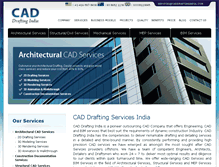 Tablet Screenshot of caddraftingindia.com